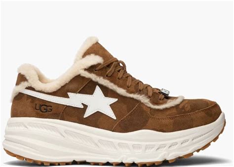 UGG Bape Sneaker A Bathing Ape Chestnut .